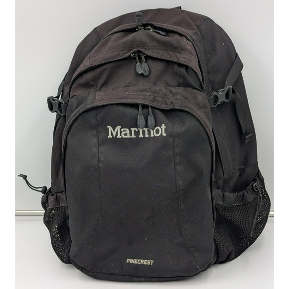 Marmot‎ Pinecrest Backpack Outdoor Hiking Black Men's Women's Adult VTG - Picture 1 of 16